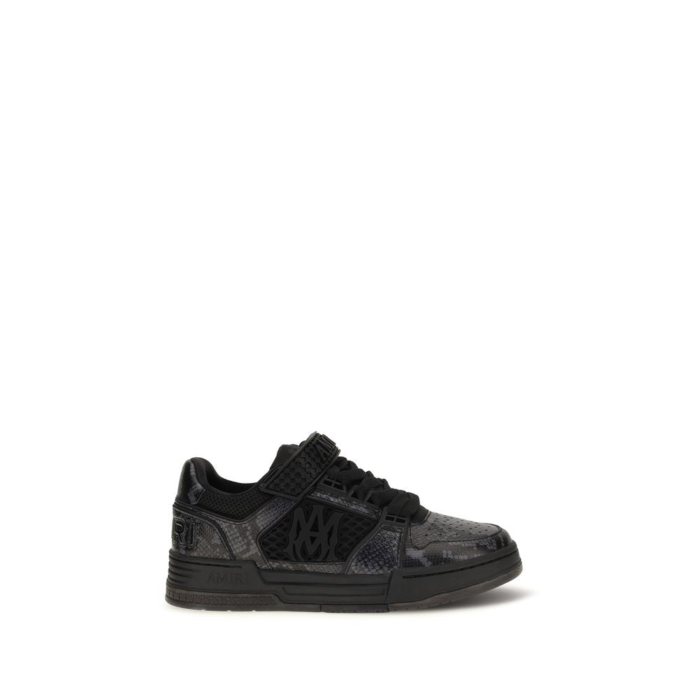 Amiri Black Calf Leather Bos Taurus Athletic Sneakers