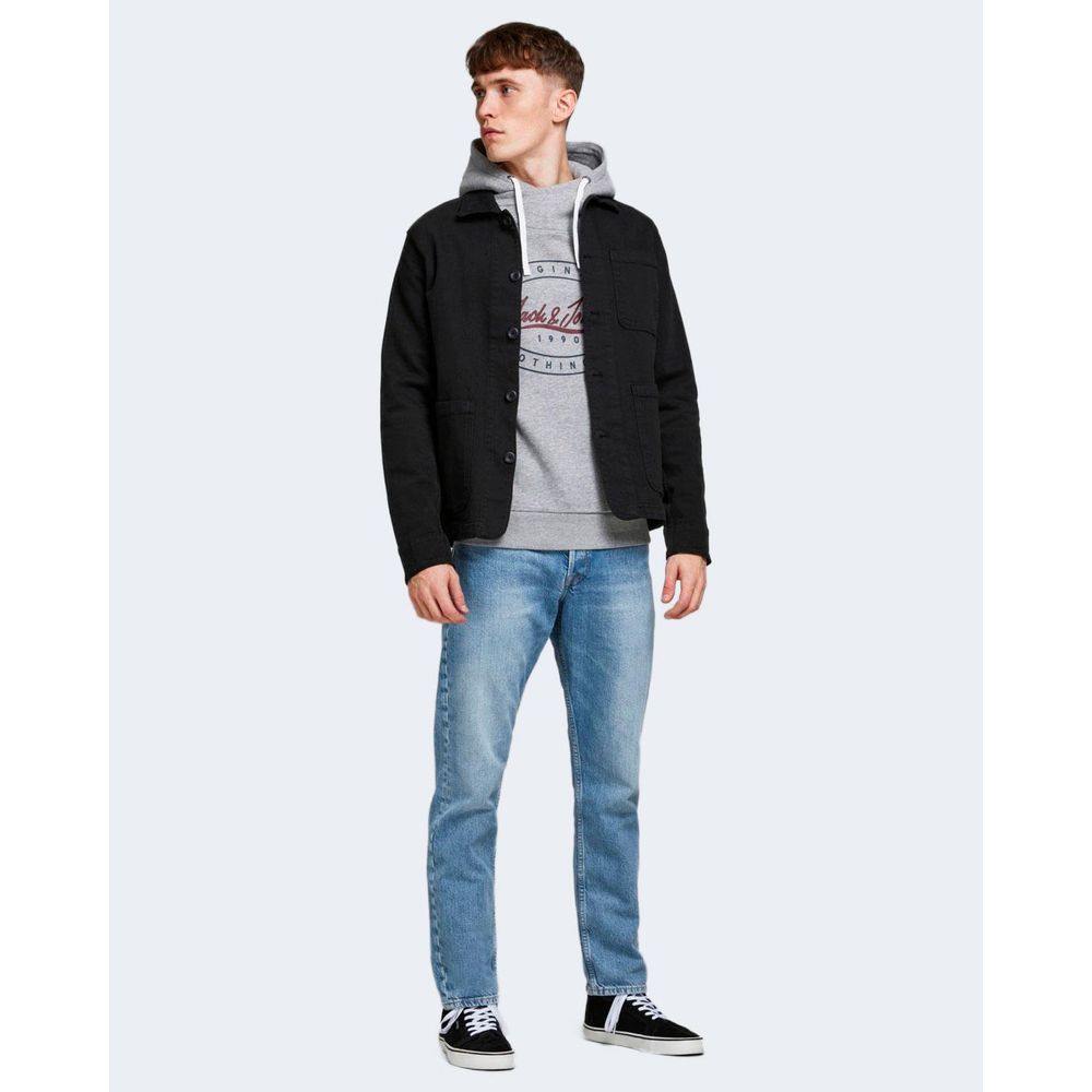 Jack Jones Blue Cotton Relaxed Fit Jeans