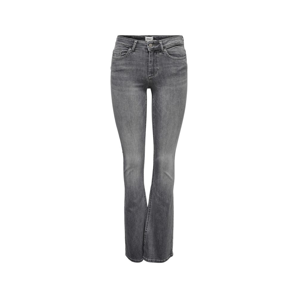 Only Gray Cotton Skinny Jeans