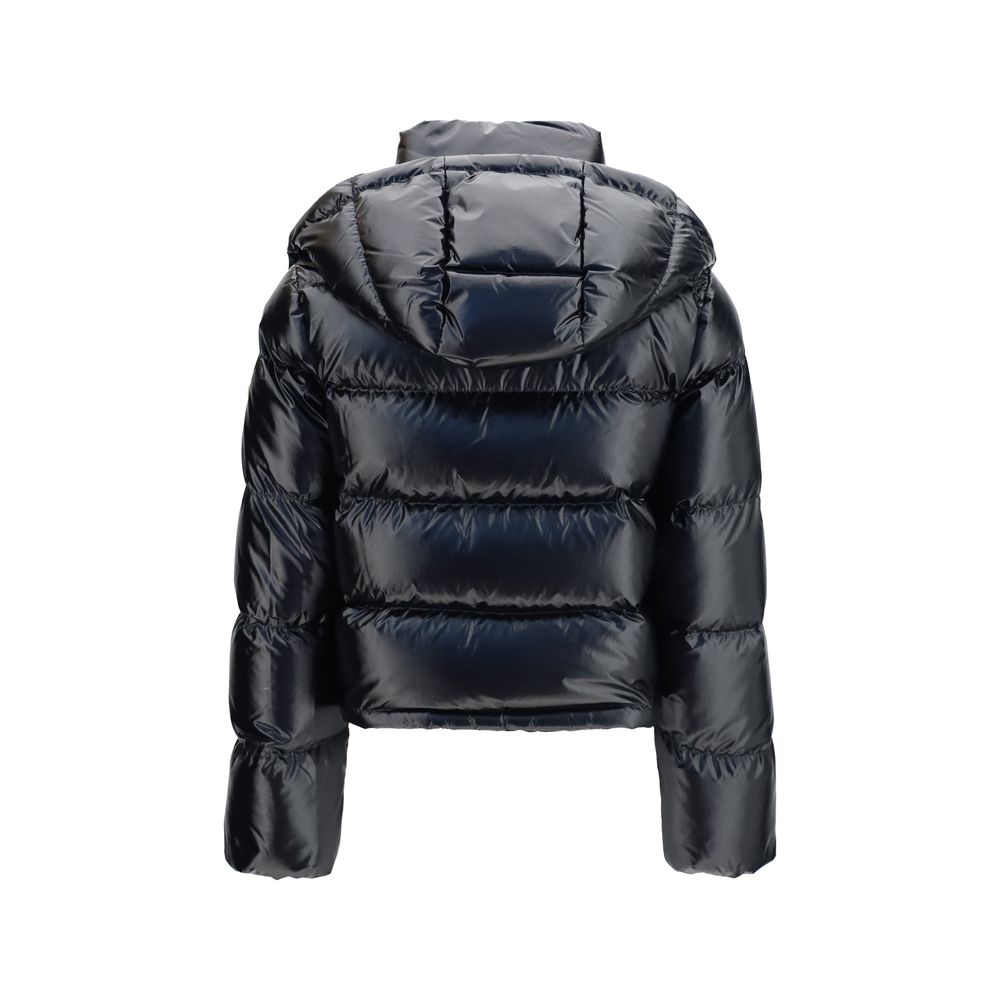 Moncler Black Goose Down Full-Length Jacket