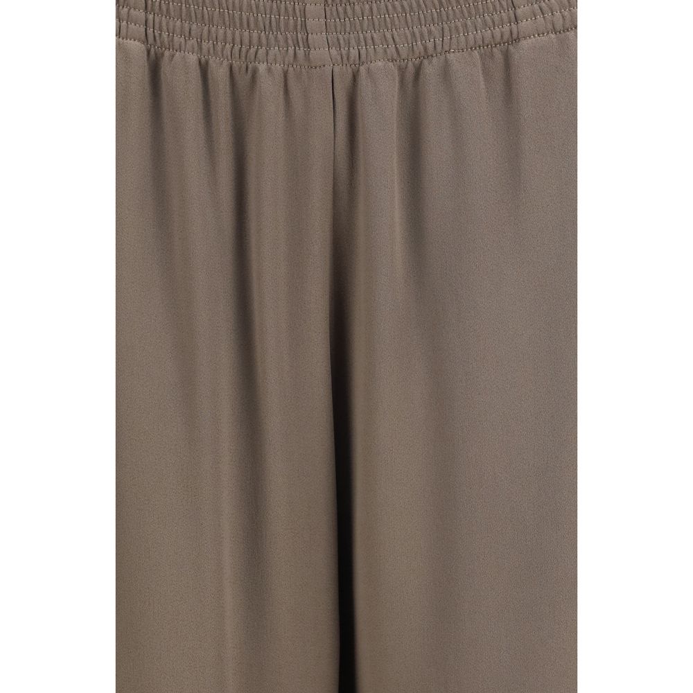 Fabiana Filippi Brown Viscose Casual Pants