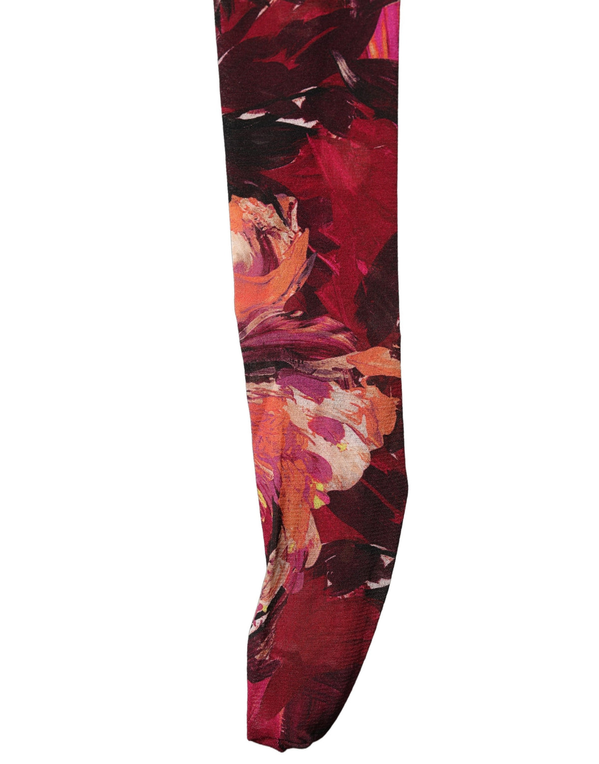 Dolce & Gabbana Multicolor Floral Nylon Tights Stockings Socks