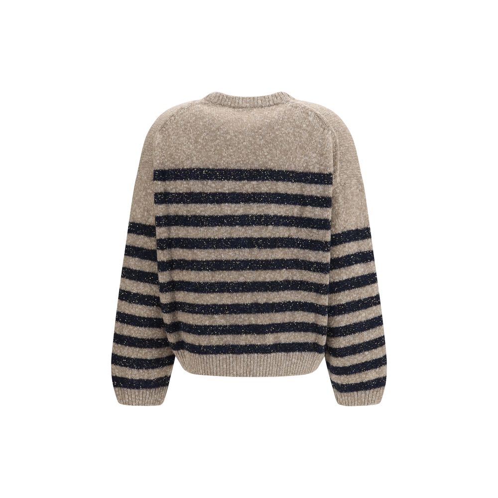 Brunello Cucinelli Beige Wool Oves Aries Sweatshirt