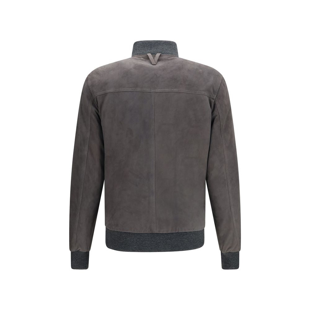 Valstar Brown Calf Leather Bos Taurus Bomber