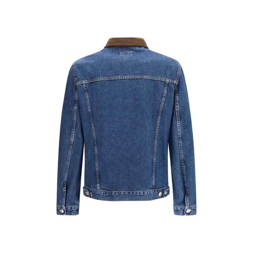 Brunello Cucinelli Blue Cotton Denim Jacket