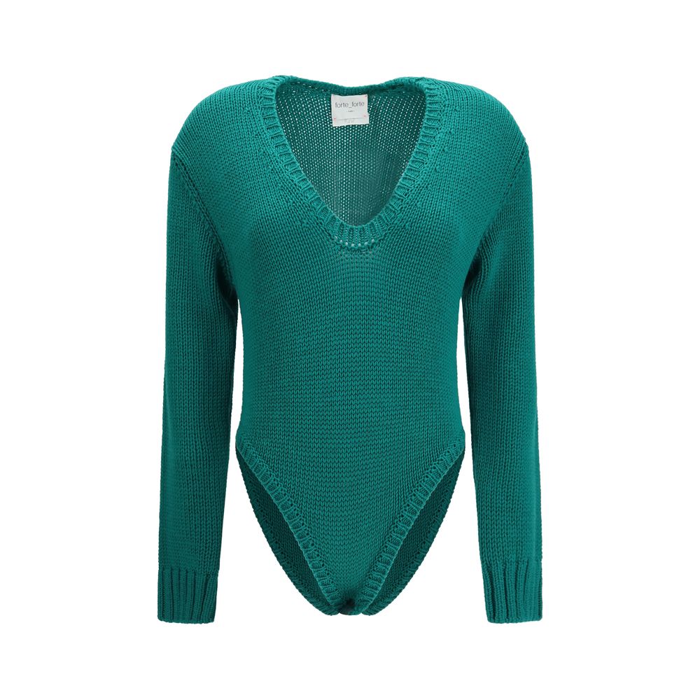 Forte_Forte Bicolor Wool Oves Aries Bodysuit