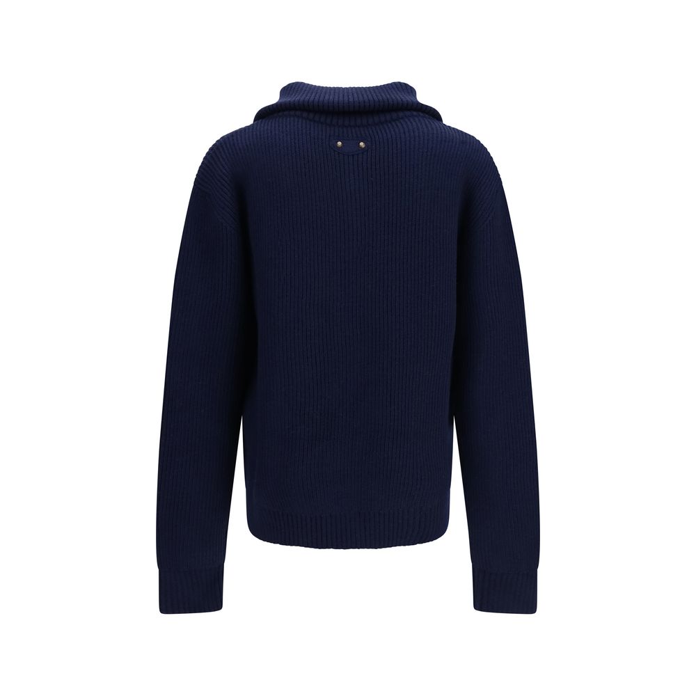 Balenciaga Blue Wool Oves Aries Sweatshirt