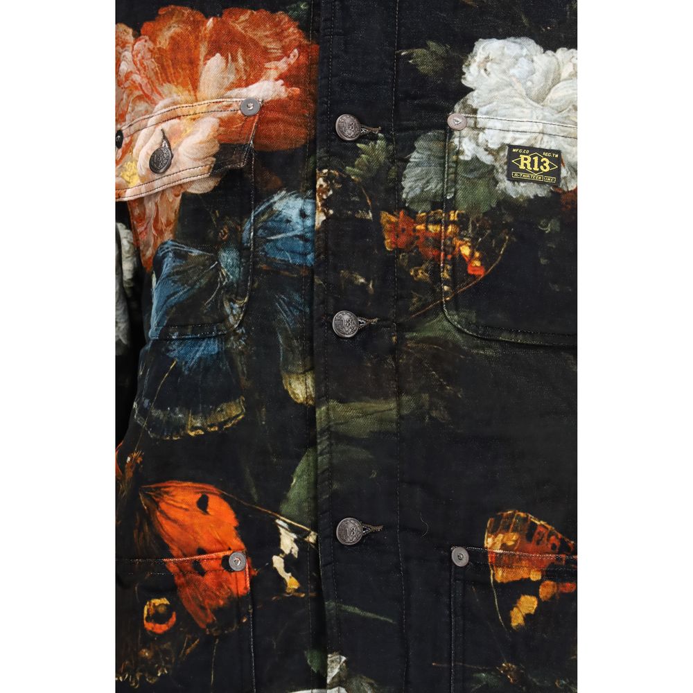 R13 Black Cotton Jacket