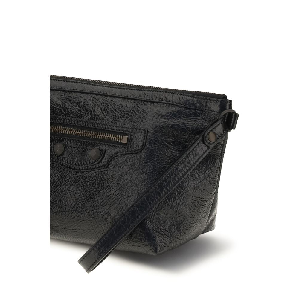 Balenciaga Black Calf Leather Bos Taurus Accessories