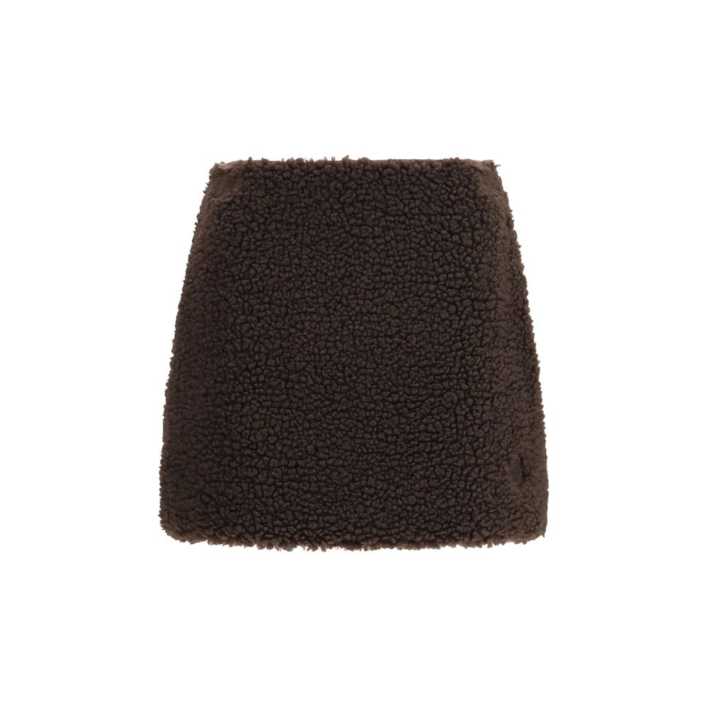 Moncler Brown Polyester Mini Skirt