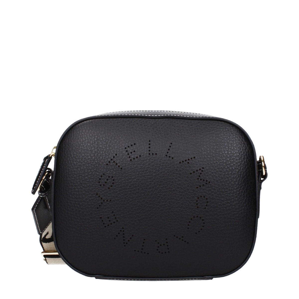 Stella McCartney Black Leather Crossbody Bag