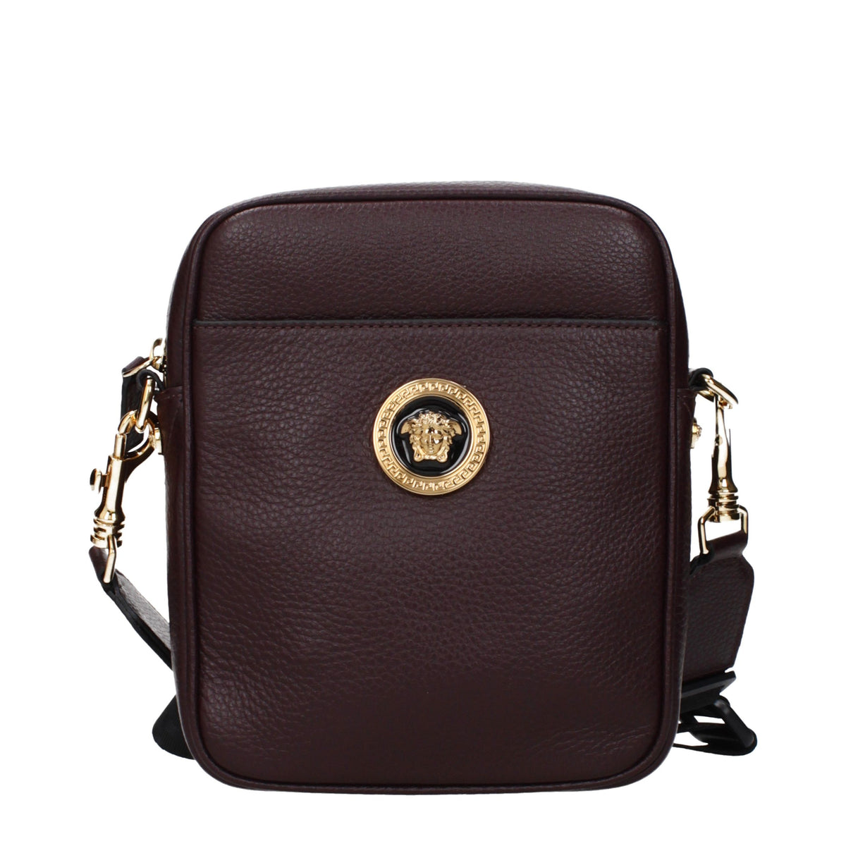 Versace Purple Leather Crossbody Bag