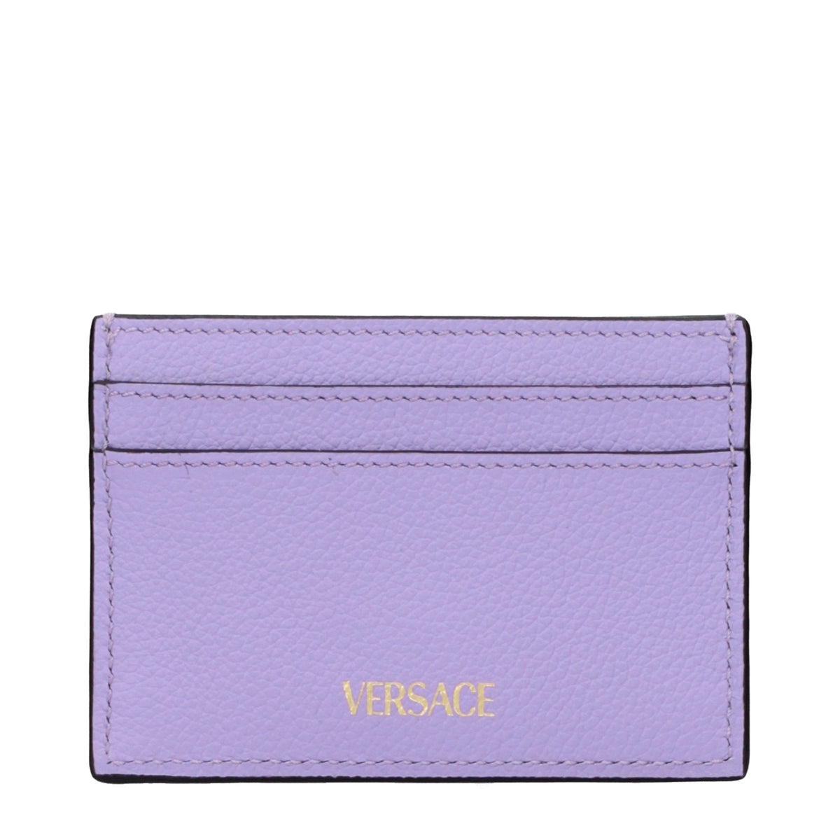 Versace Purple Leather Cardholder