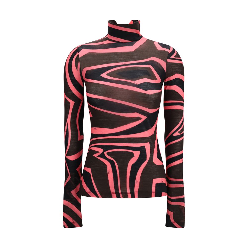 Emilio Pucci Multicolor Wool Oves Aries Pattern Shirt