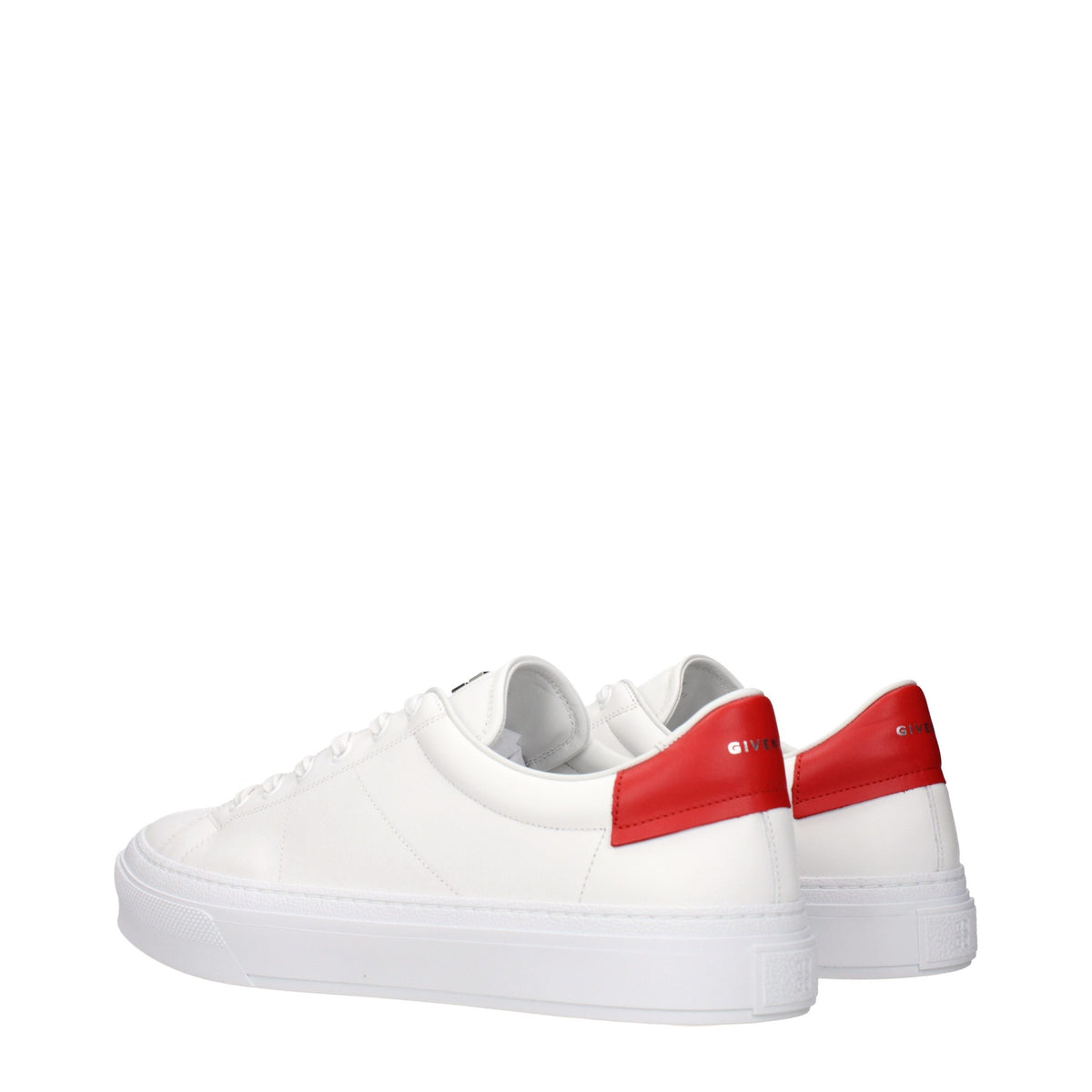 Givenchy White Leather Low Top Sneakers
