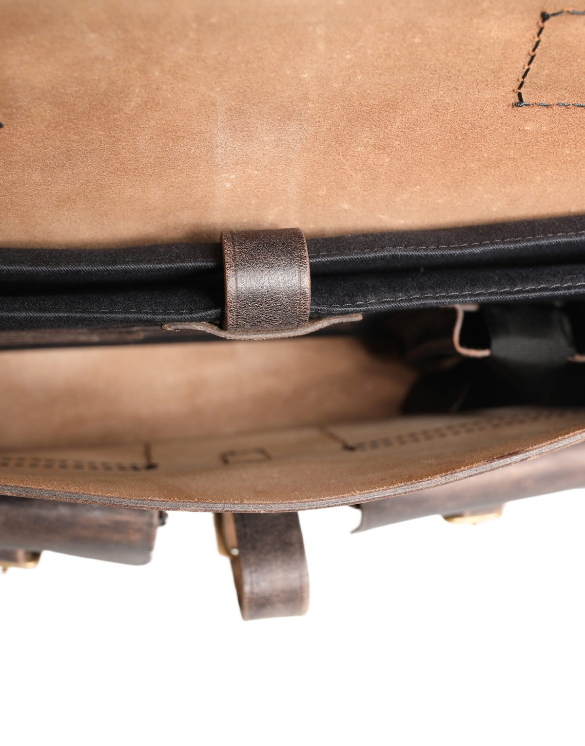Dolce & Gabbana Black Leather Shoulder Satchel Briefcase Men Borse Bag
