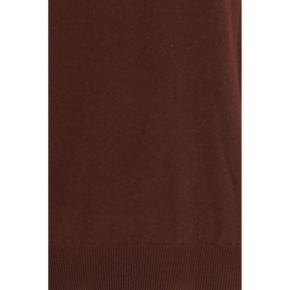 Aragona Cashmere Brown Cashmere Turtleneck