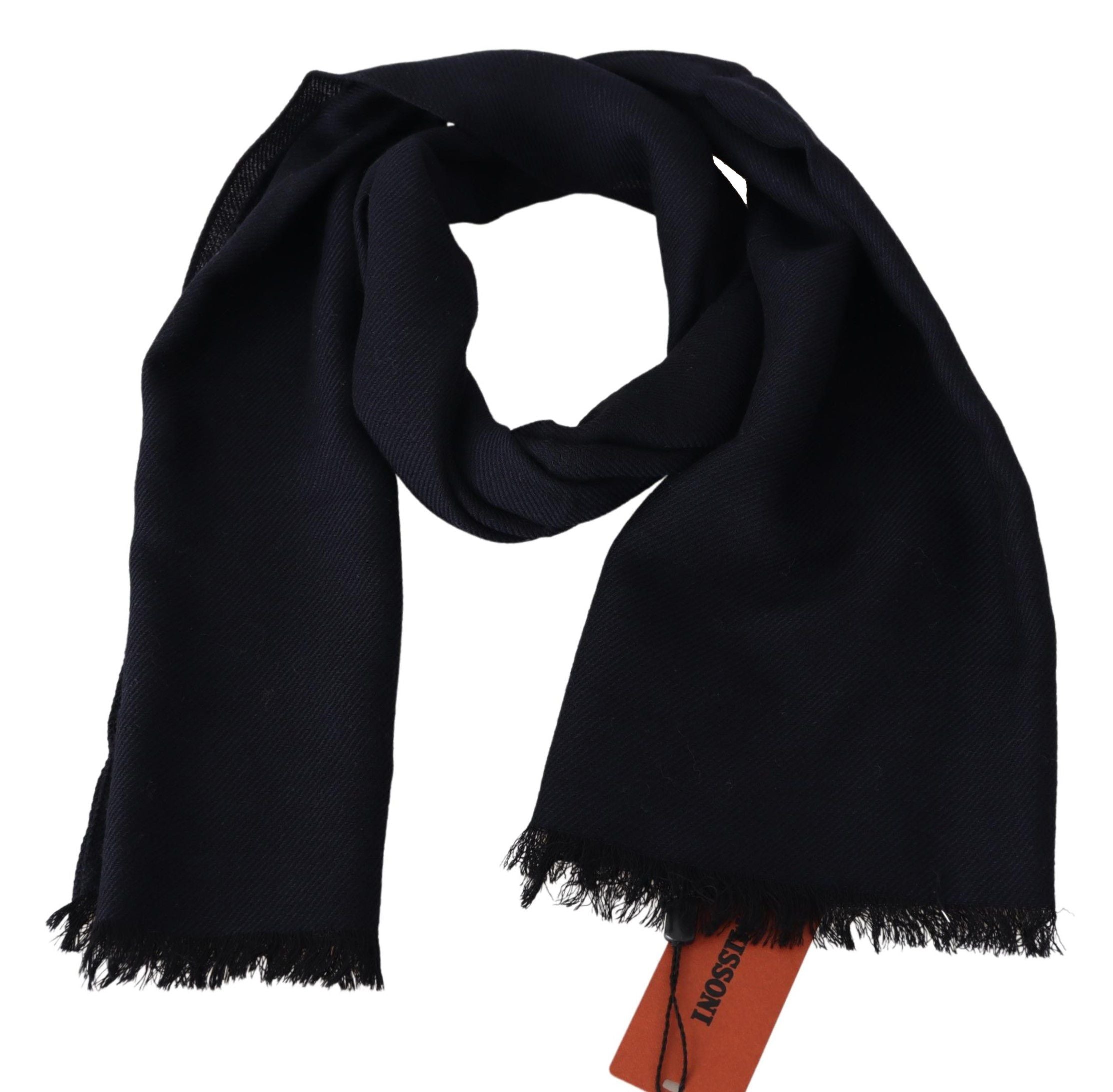 Missoni Elegant Black Wool Unisex Scarf