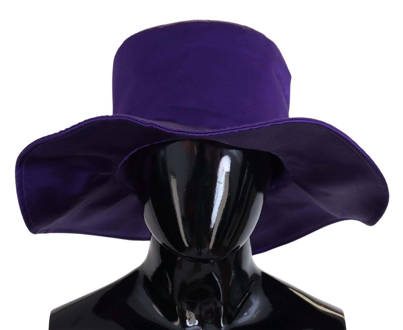 Dolce & Gabbana Elegant Purple Silk Top Hat