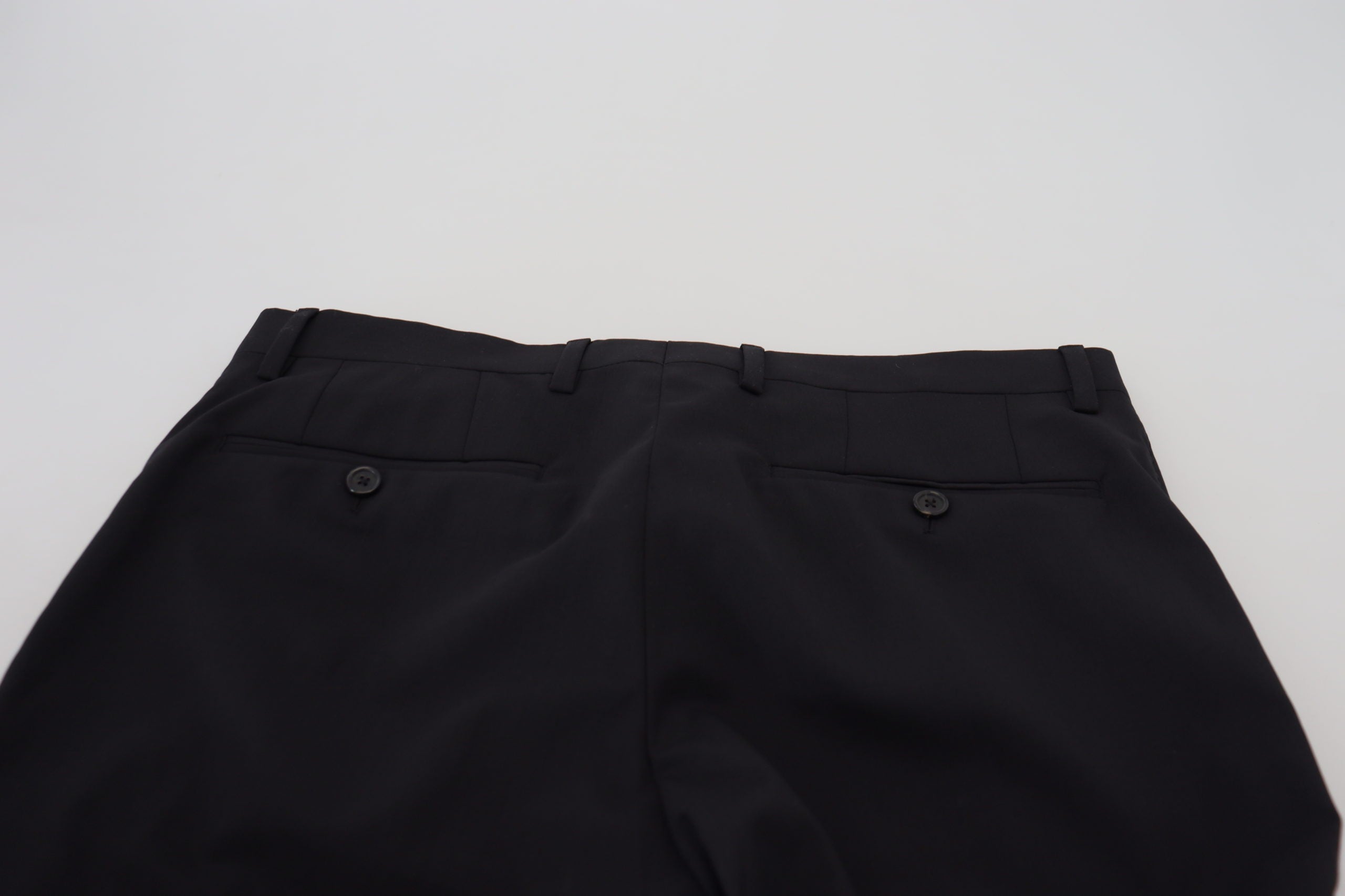 Dolce & Gabbana Elegant Black Wool Blend Trousers