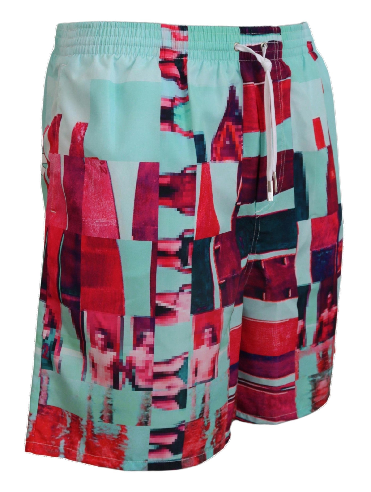 Dsquared² Multicolor Printed Swim Shorts Boxer