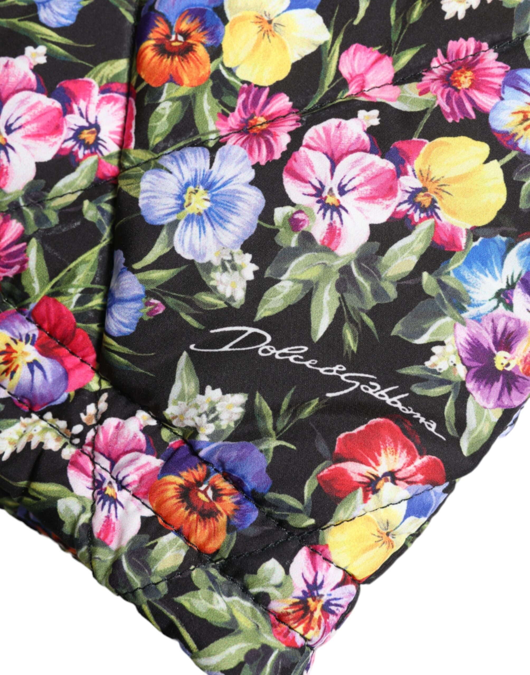 Dolce & Gabbana Vibrant High Waist Floral Shorts