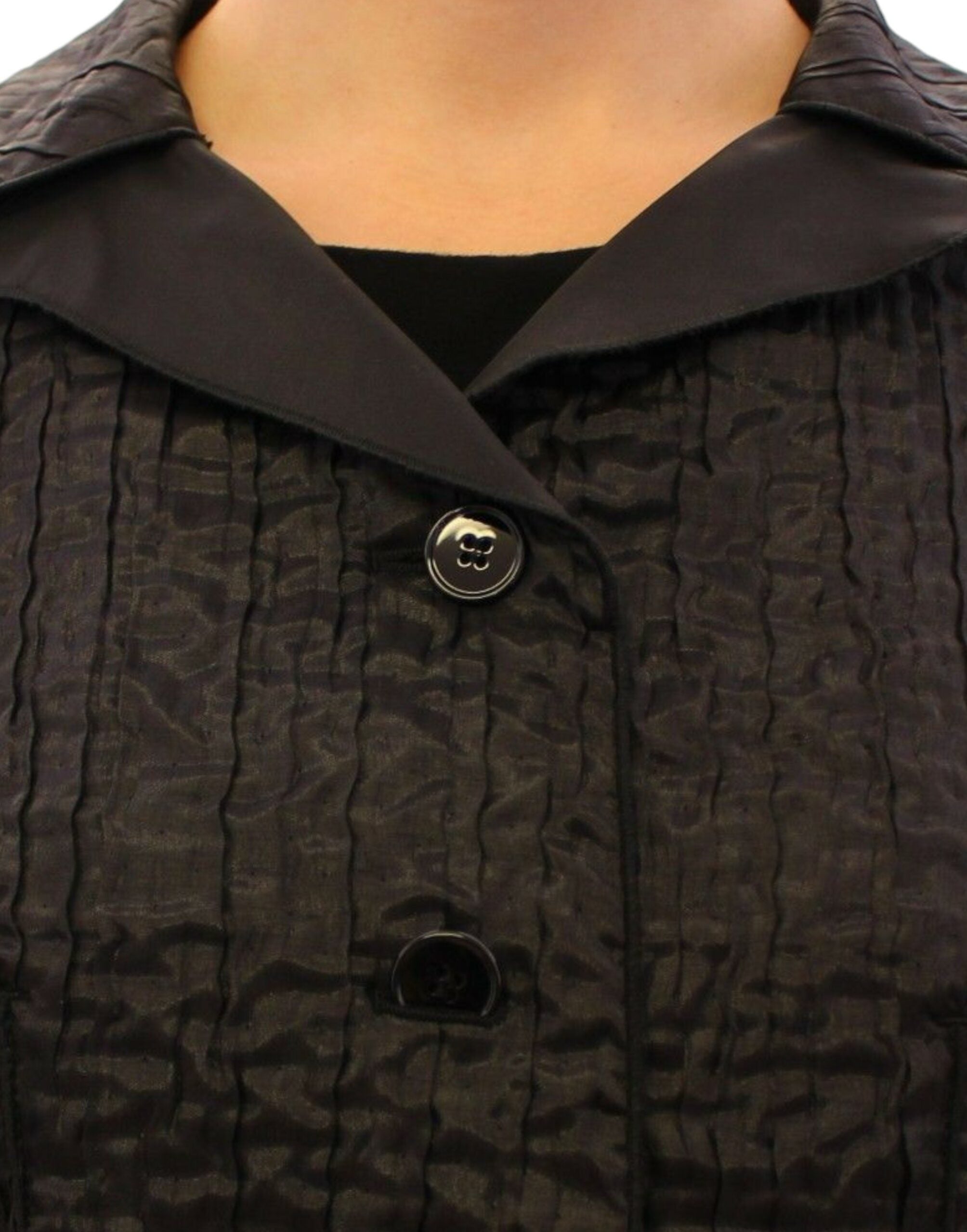 Dolce & Gabbana Elegant Black Bolero Shrug Jacket