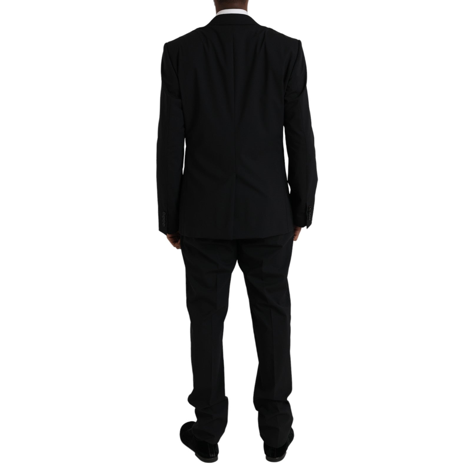 Dolce & Gabbana Black MARTINI Wool Formal 2 Piece Suit