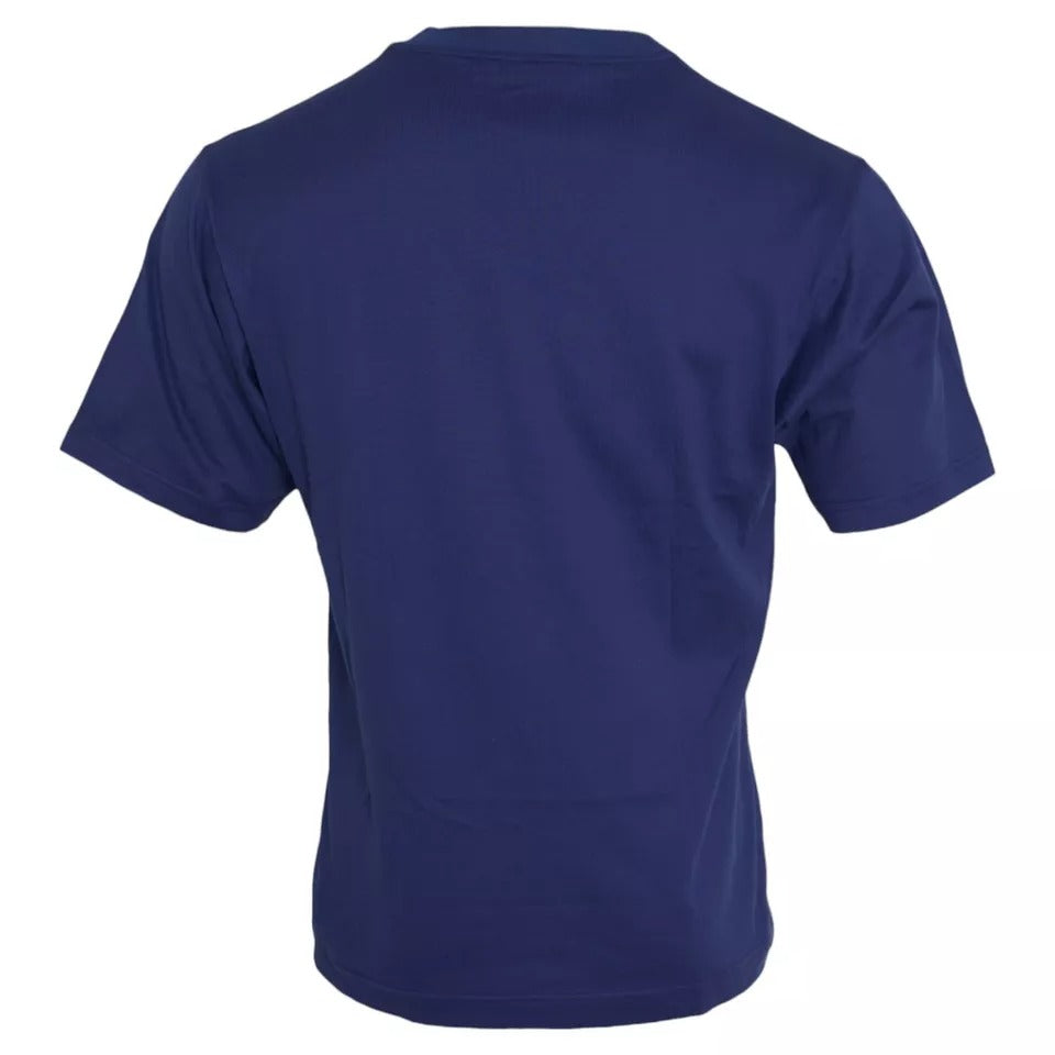 Dolce & Gabbana Royal Blue Round Neck Short Sleeve T-shirt