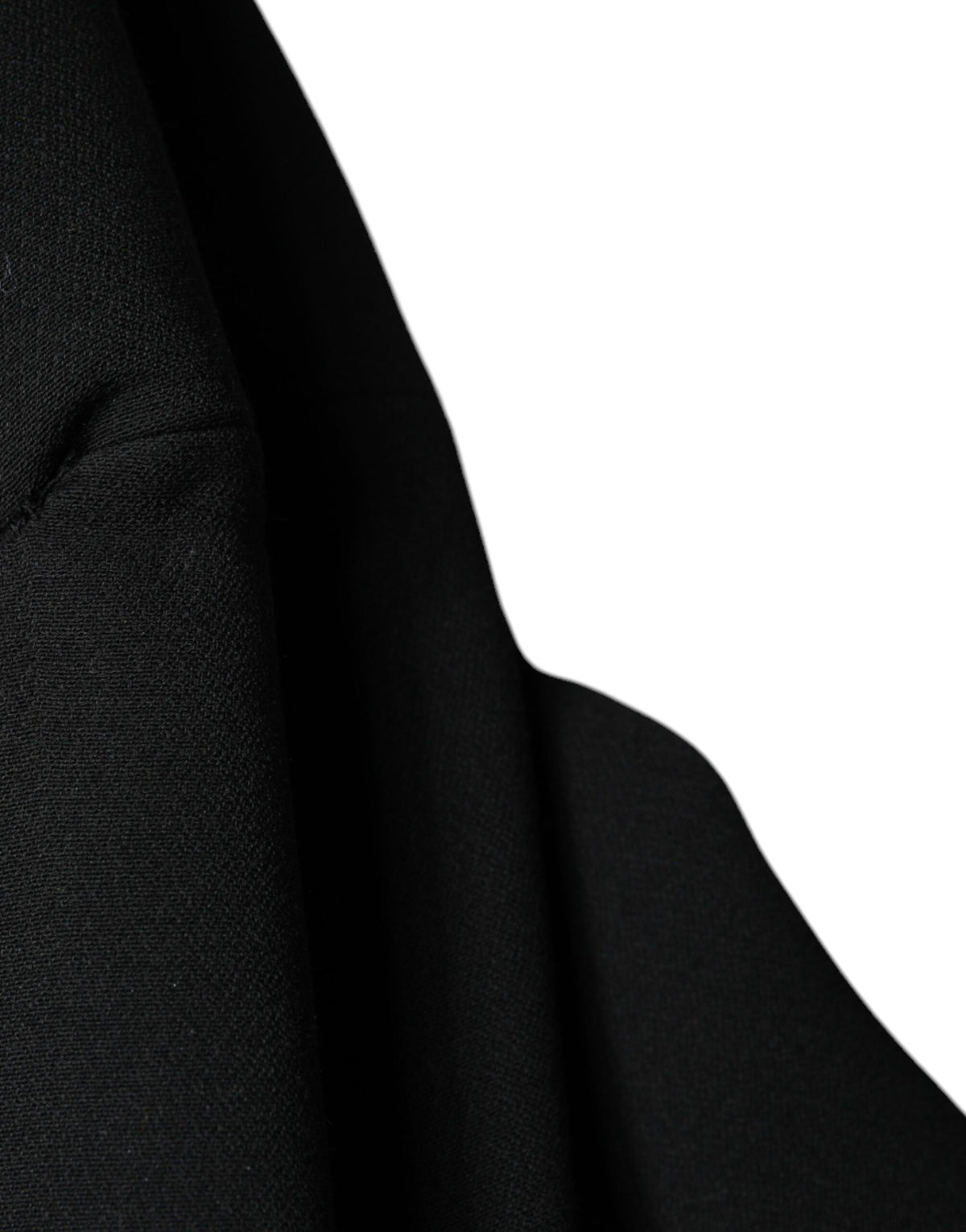 Dolce & Gabbana Black Double Breasted Trench Coat Jacket