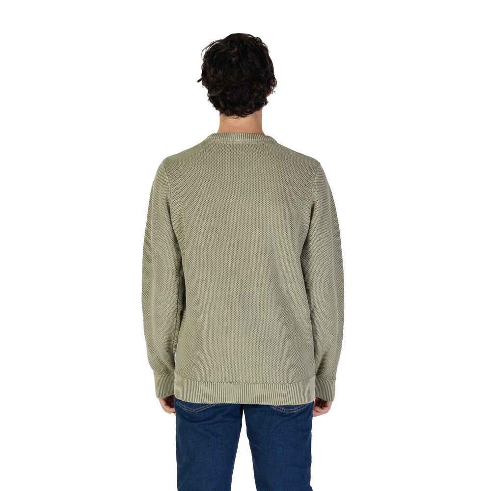 Gas Green Cotton Sweater