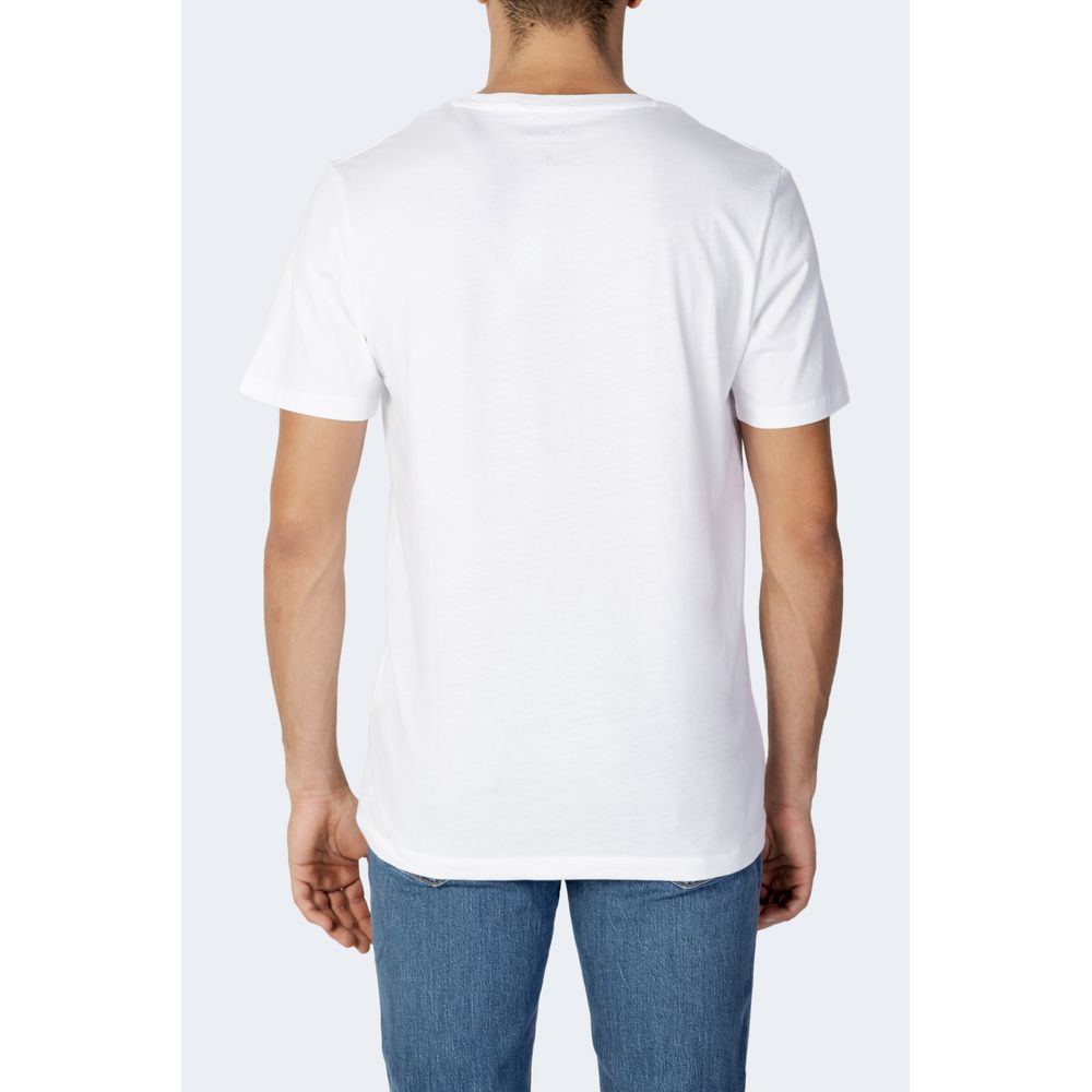 Jack Jones White Cotton T-Shirt