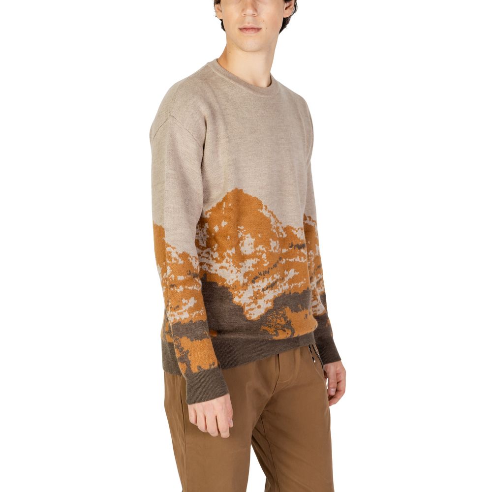 Gianni Lupo Brown Acrylic Sweater