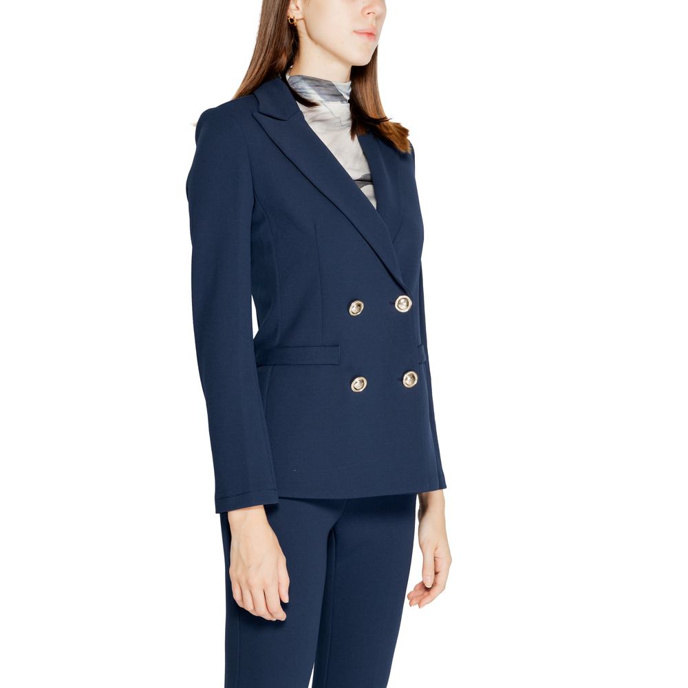 Rinascimento Blue Polyester Suits & Blazer