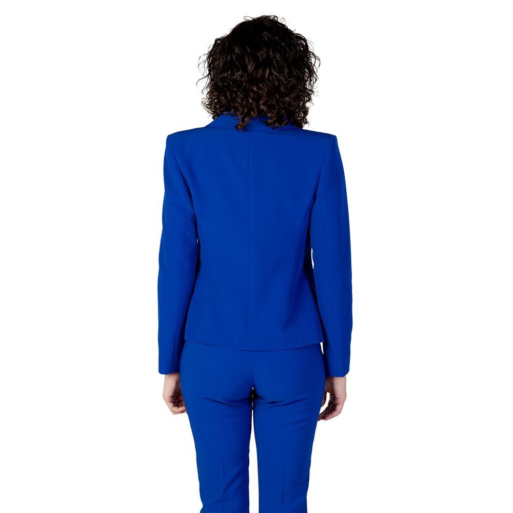 Rinascimento Blue Polyester Suits & Blazer