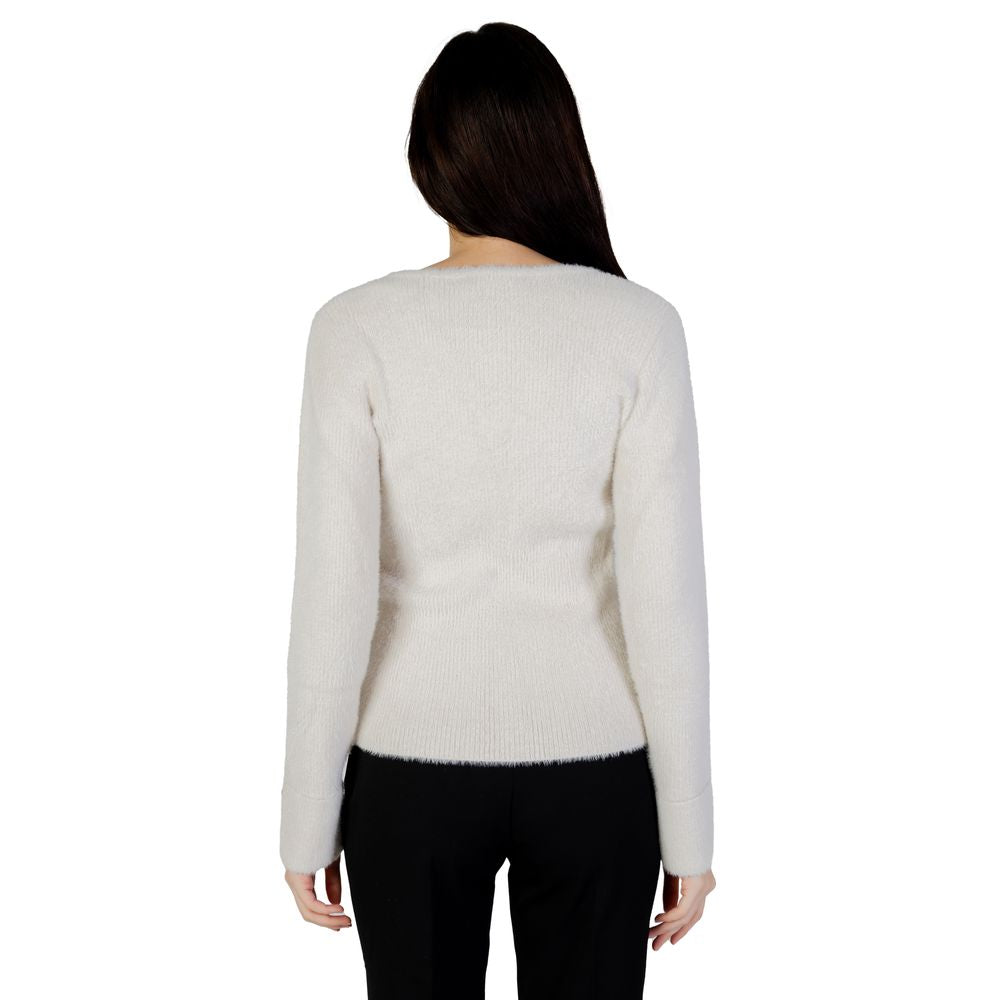 Morgan De Toi Cream Polyamide Sweater