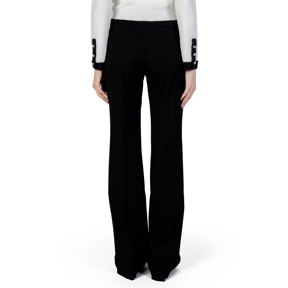 Morgan De Toi Black Polyester Jeans & Pant