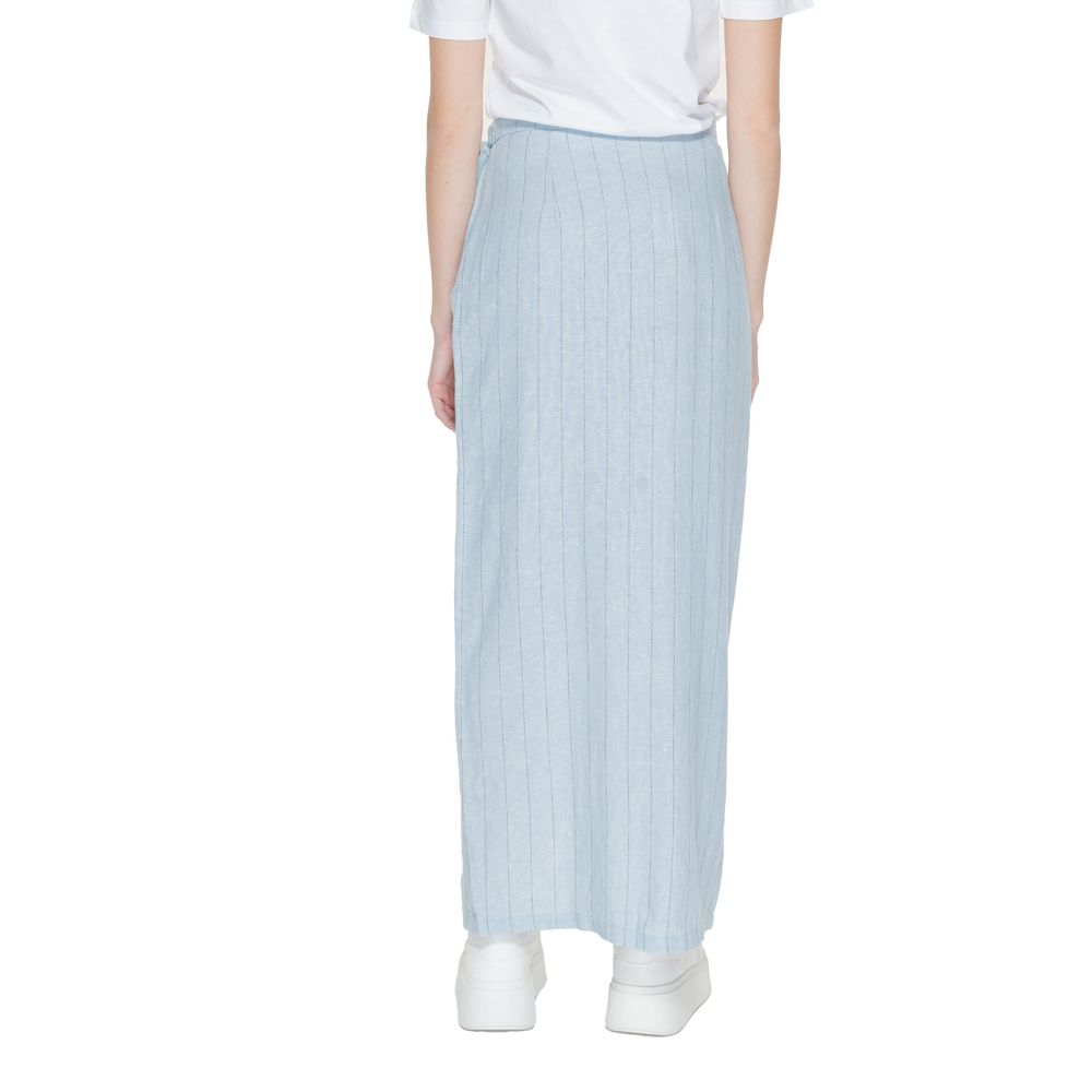 Vero Moda Light Blue Linen Skirt