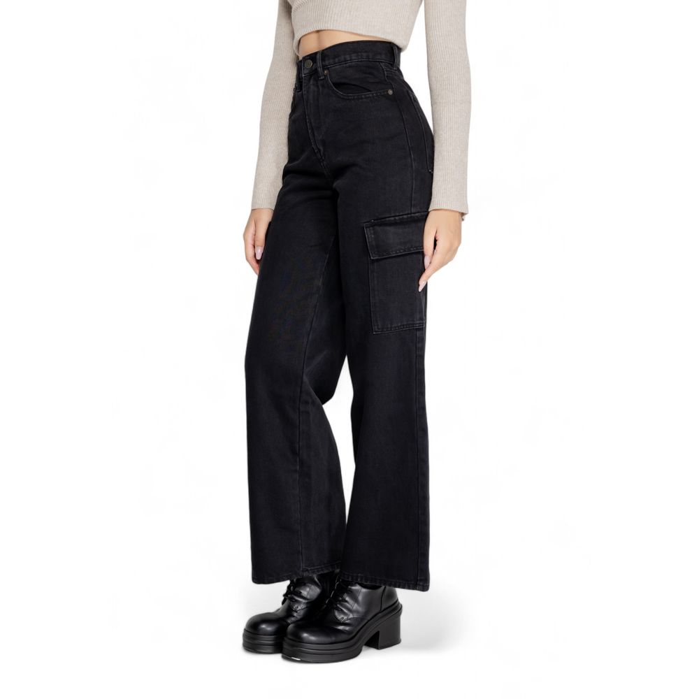 Only Black Cotton Jeans & Pant