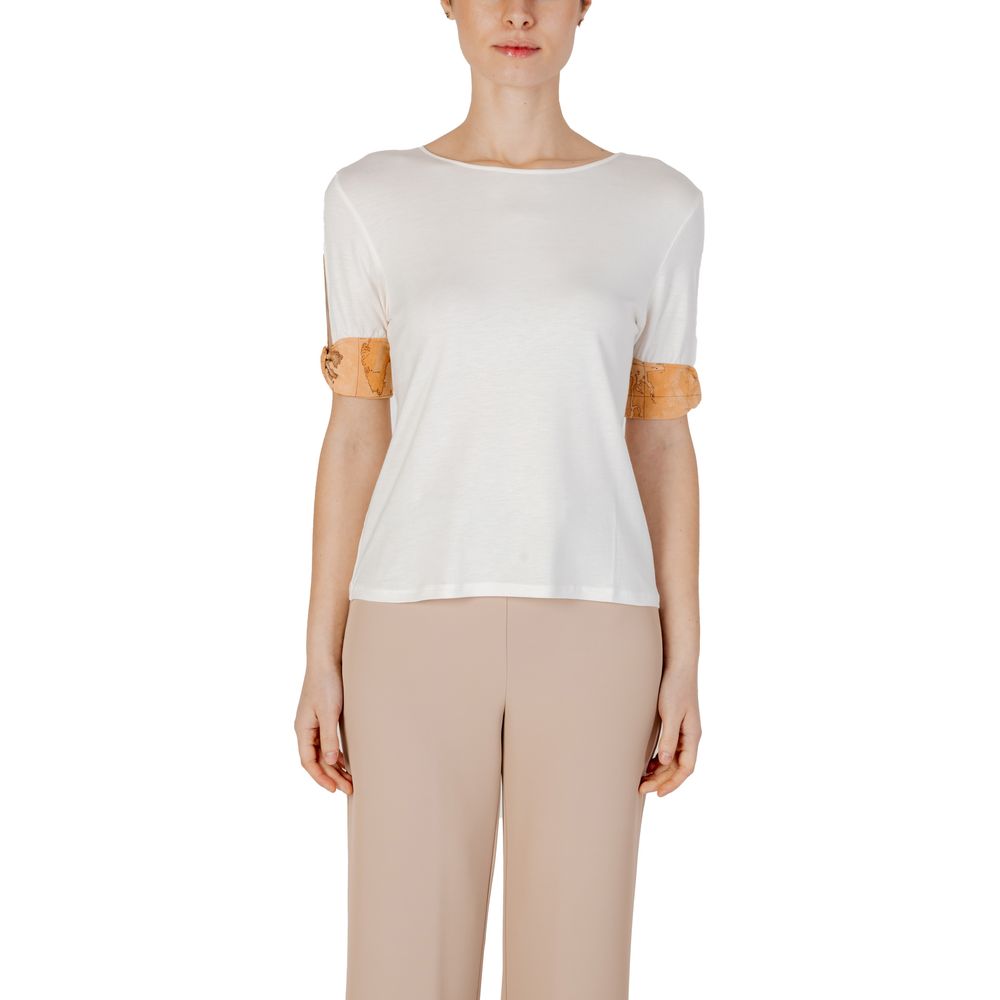 Alviero Martini Prima Classe Beige Viscose Tops & T-Shirt