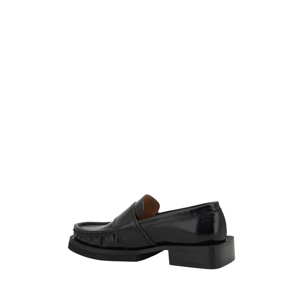 Ganni Feminine Buckle Loafers