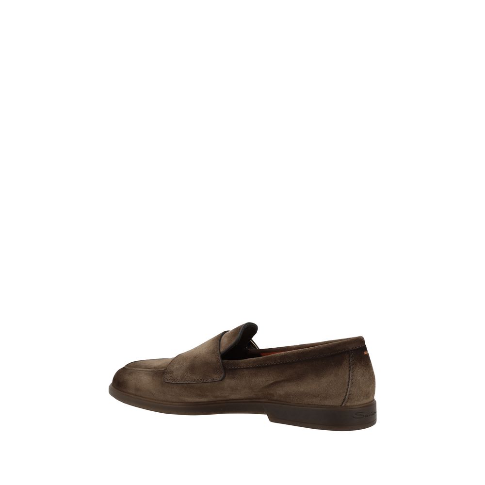 Santoni Leather Loafers