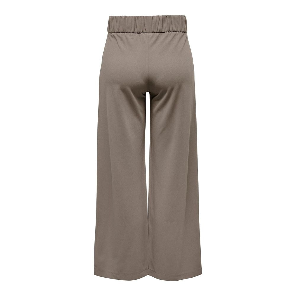 Jacqueline De Yong Gray Polyester Pant