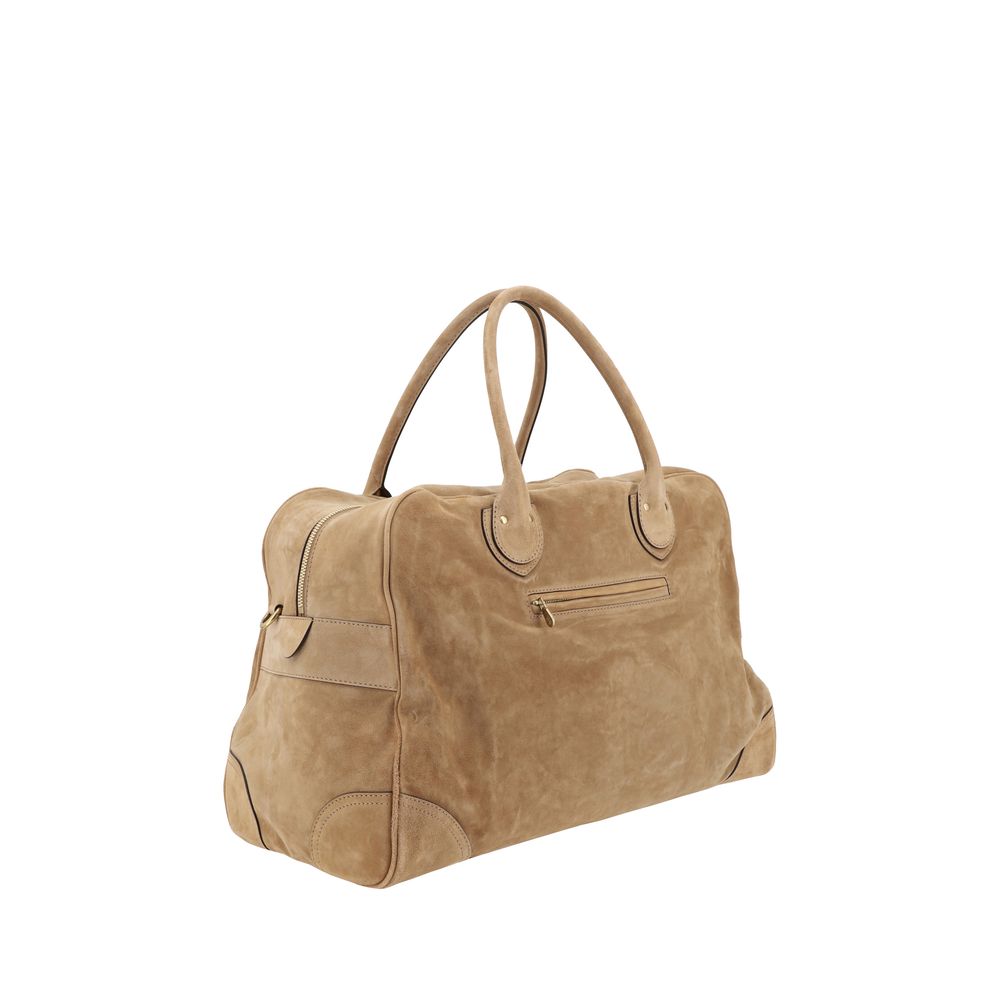 Brunello Cucinelli Suede Travel Bag