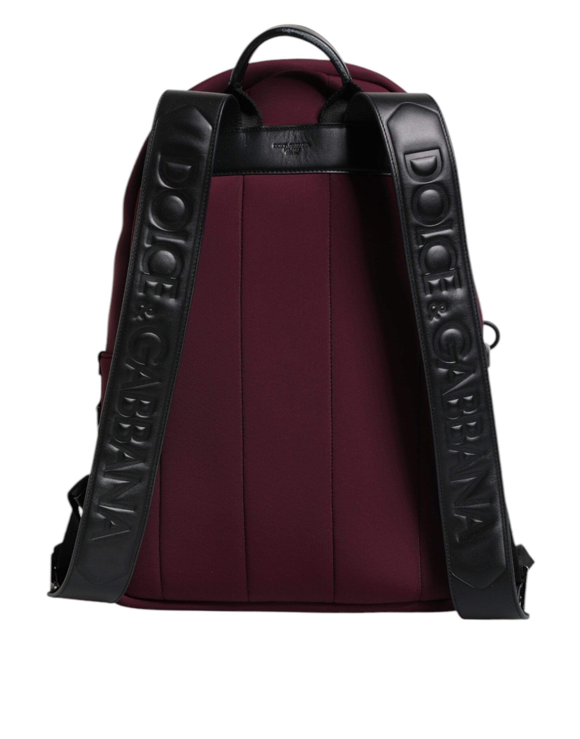 Dolce & Gabbana Burgundy Montreale Tecnico Textile Men Backpack Bag