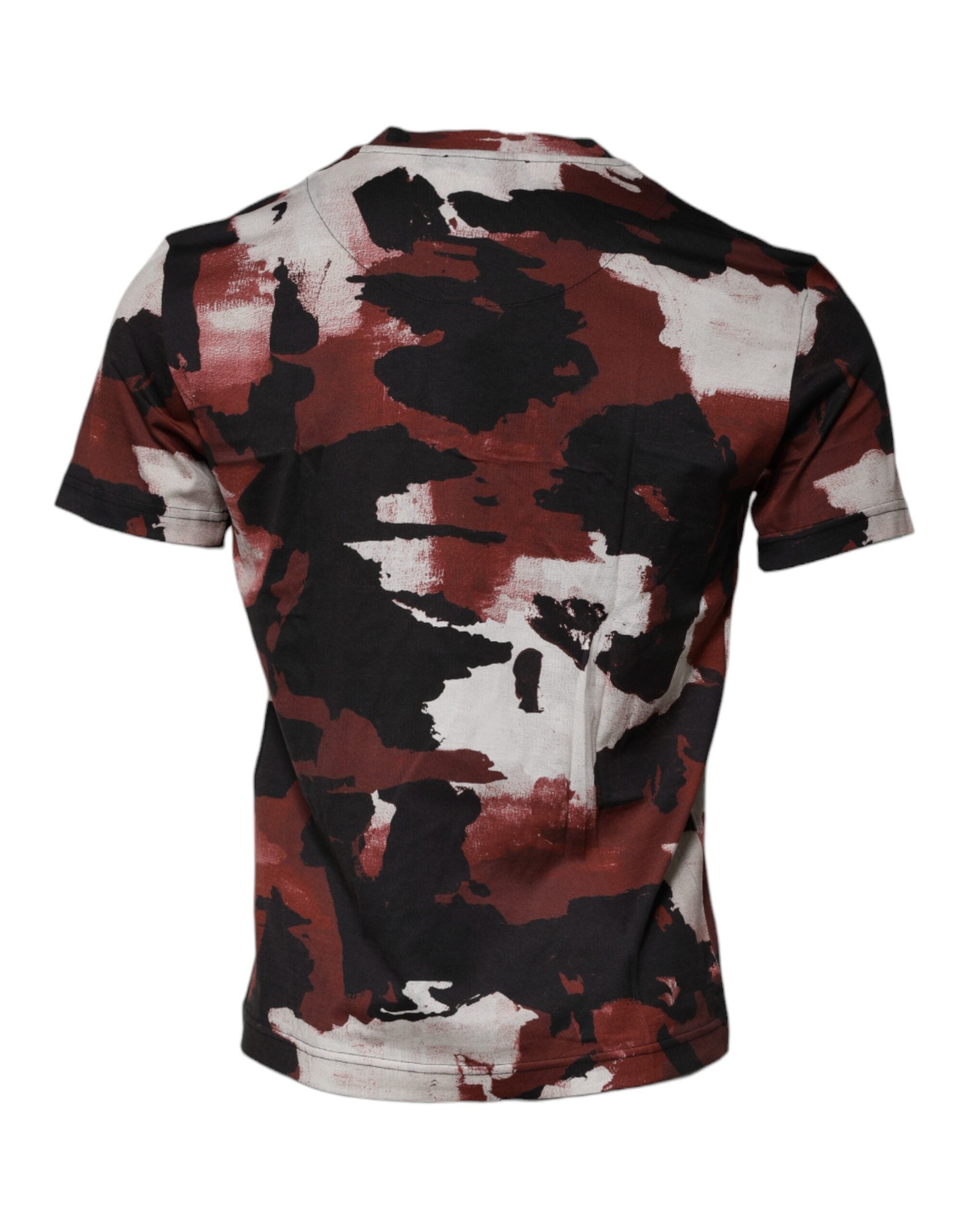 Dolce & Gabbana Multicolor Camouflage Crew Neck T-shirt