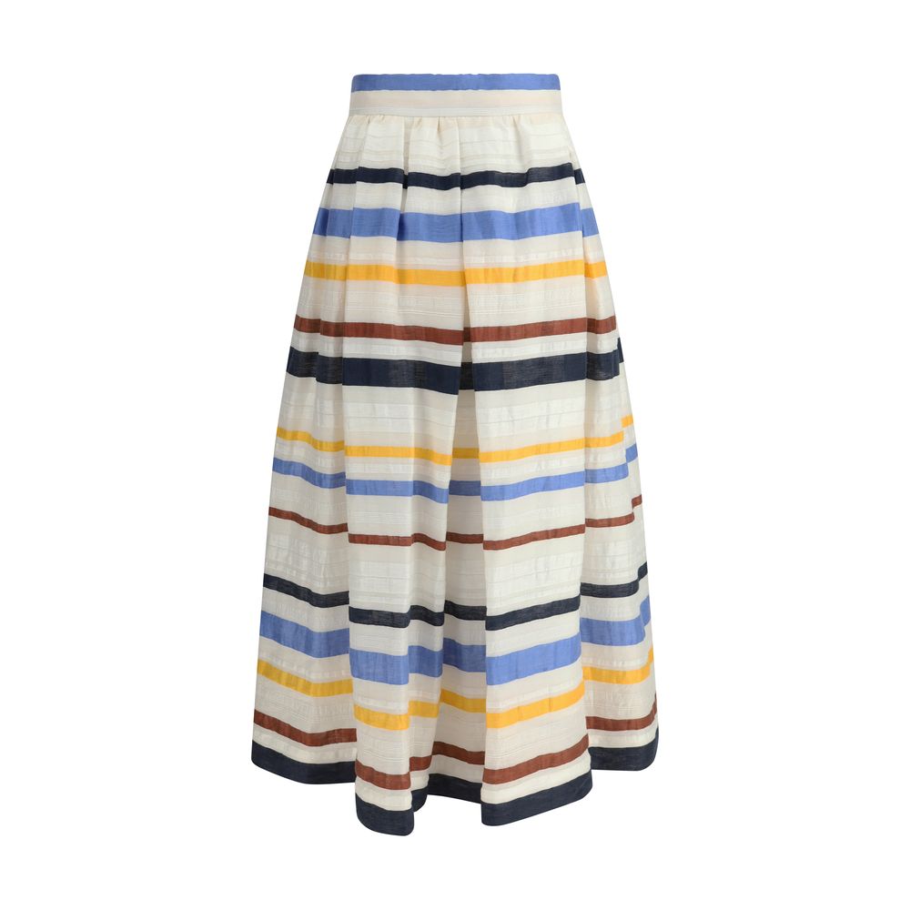 Sara Roka Striped long Skirt