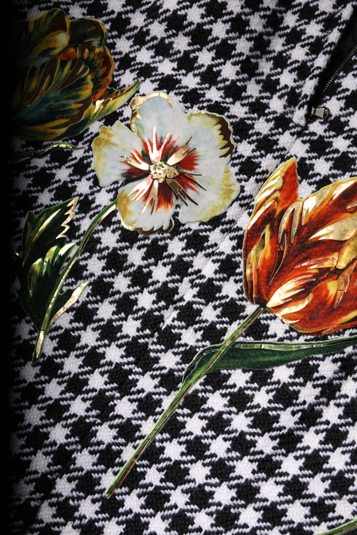 Dolce & Gabbana Multicolor Floral Print High Waist Pencil Cut Skirt