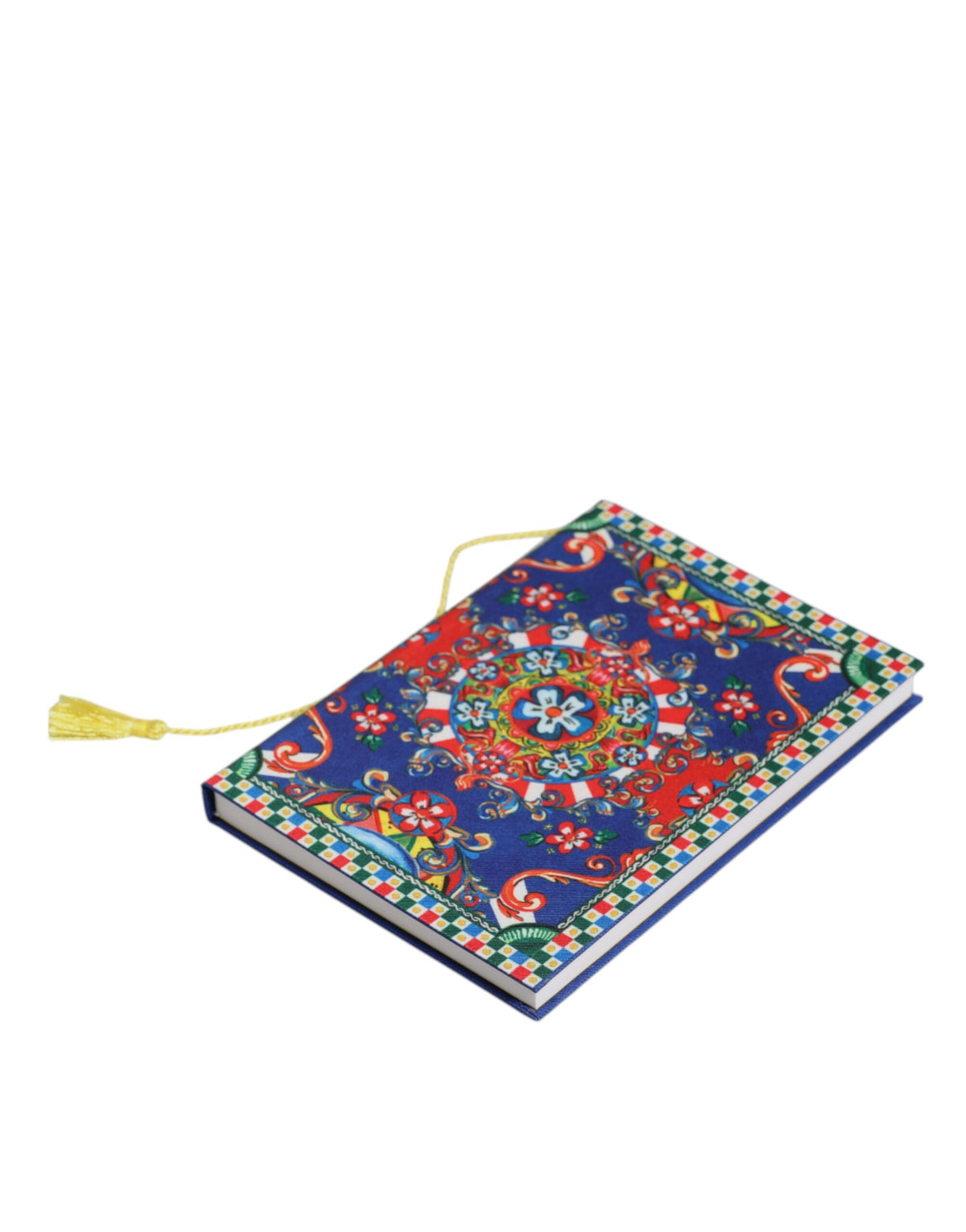 Dolce & Gabbana Multicolor Polyester Carretto Siciliano Print Notebook