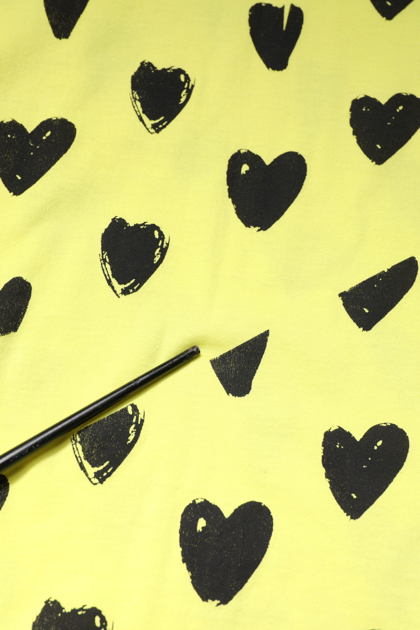 Dolce & Gabbana Yellow Cotton Sleeveless DG Heart T-shirt